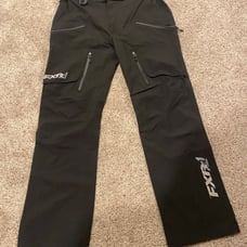 FXR Racing Ridge Mens Snowmobile Pant-Black-Large