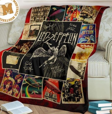 Led Zeppelin Rock Band Fleece Blanket 40x30