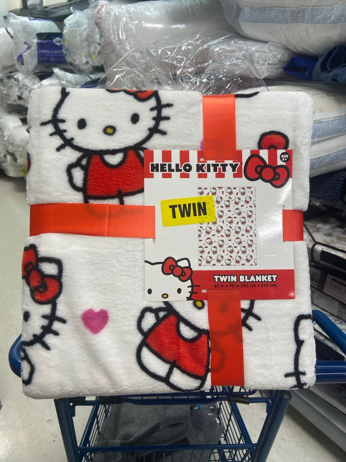 Brand new Hello kitty twin Valentines blanket