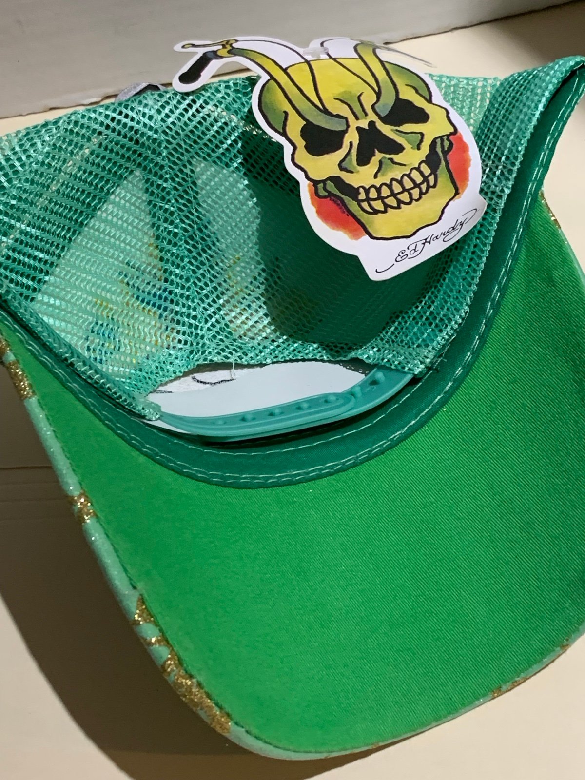 Ed hardy skull hat - Gem