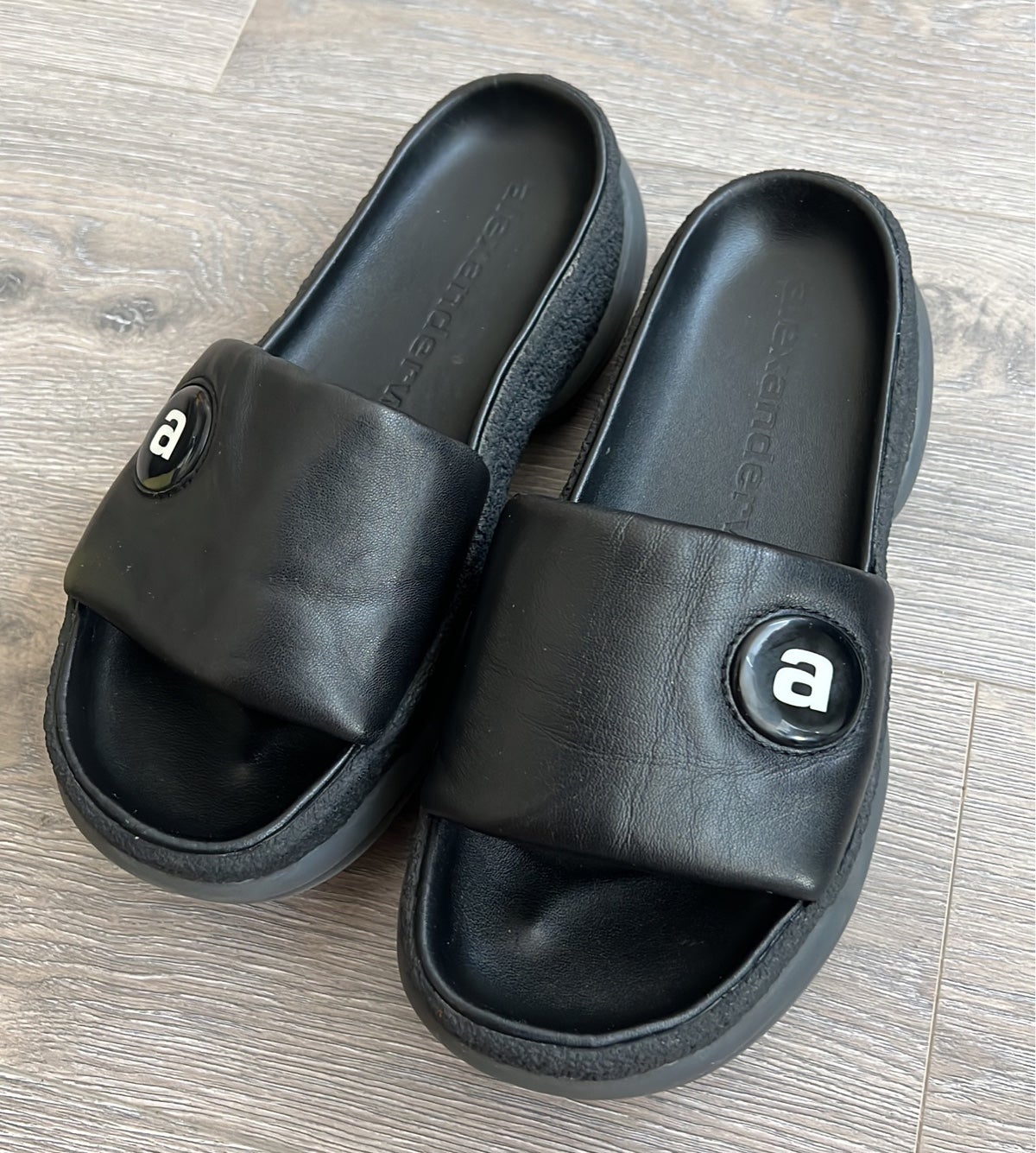 Alexander Wang A1 slides in Black