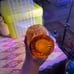 Antique Czech glass vase