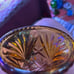 Antique Czech glass vase