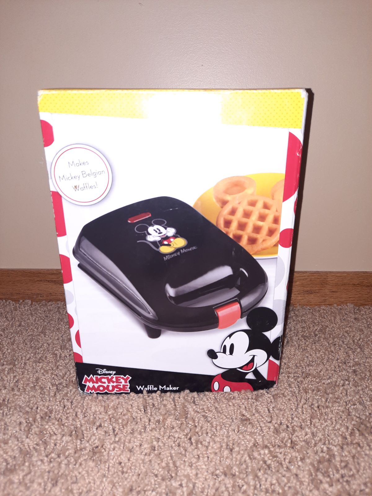 Disney Mickey Mouse Waffle Maker Brand new