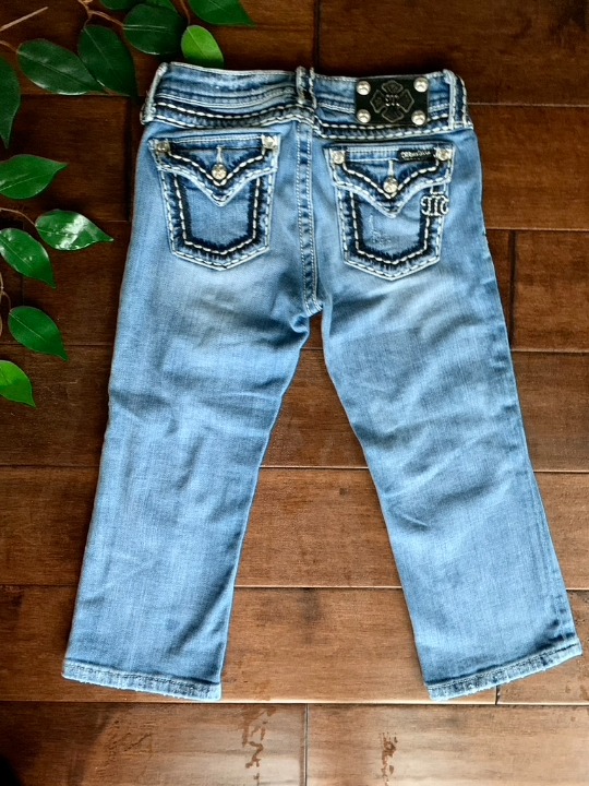Miss Me capri Jeans girls size 12