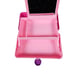 Vintage Caboodles California Hot Pink Make Up Case with Mirror Made in USA