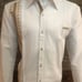 Medium-38 Mens Guayabera Camisa Mexican Shirt