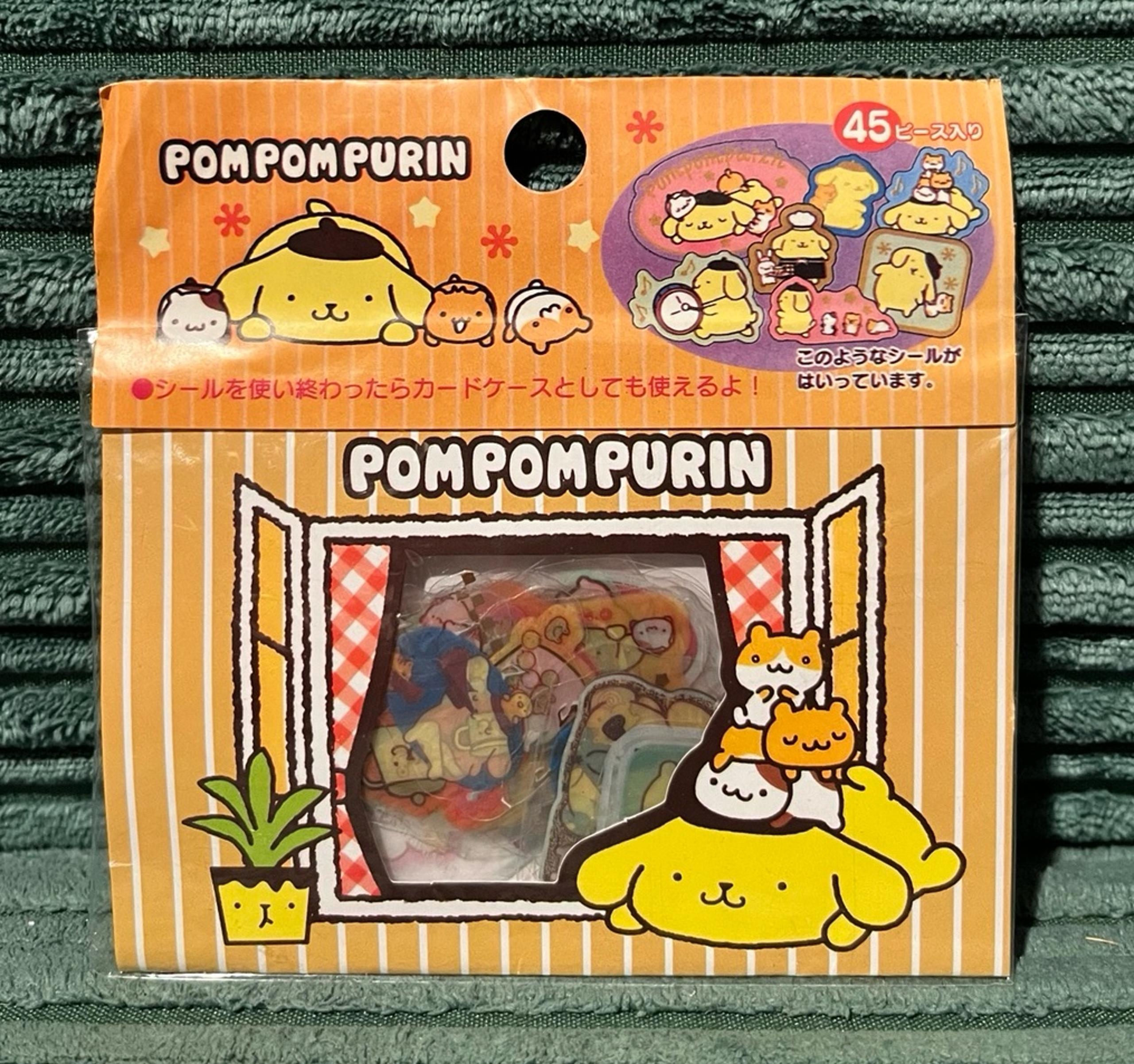 Pompompurin flake stickers
