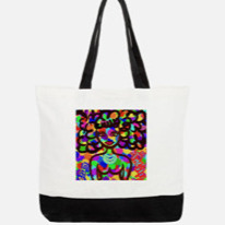 NEW!Large Cotton Tote AFRO BEAUTY my Art print Boutique