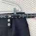 Lauren Ralph Lauren Womens Size 14 Black Sailor Silver Button Front Pencil Skirt