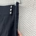 Lauren Ralph Lauren Womens Size 14 Black Sailor Silver Button Front Pencil Skirt
