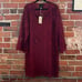 NWT 388 Johnny Was Jade Harper Recycled Lace Tunic Dress Matching Slip Size XL