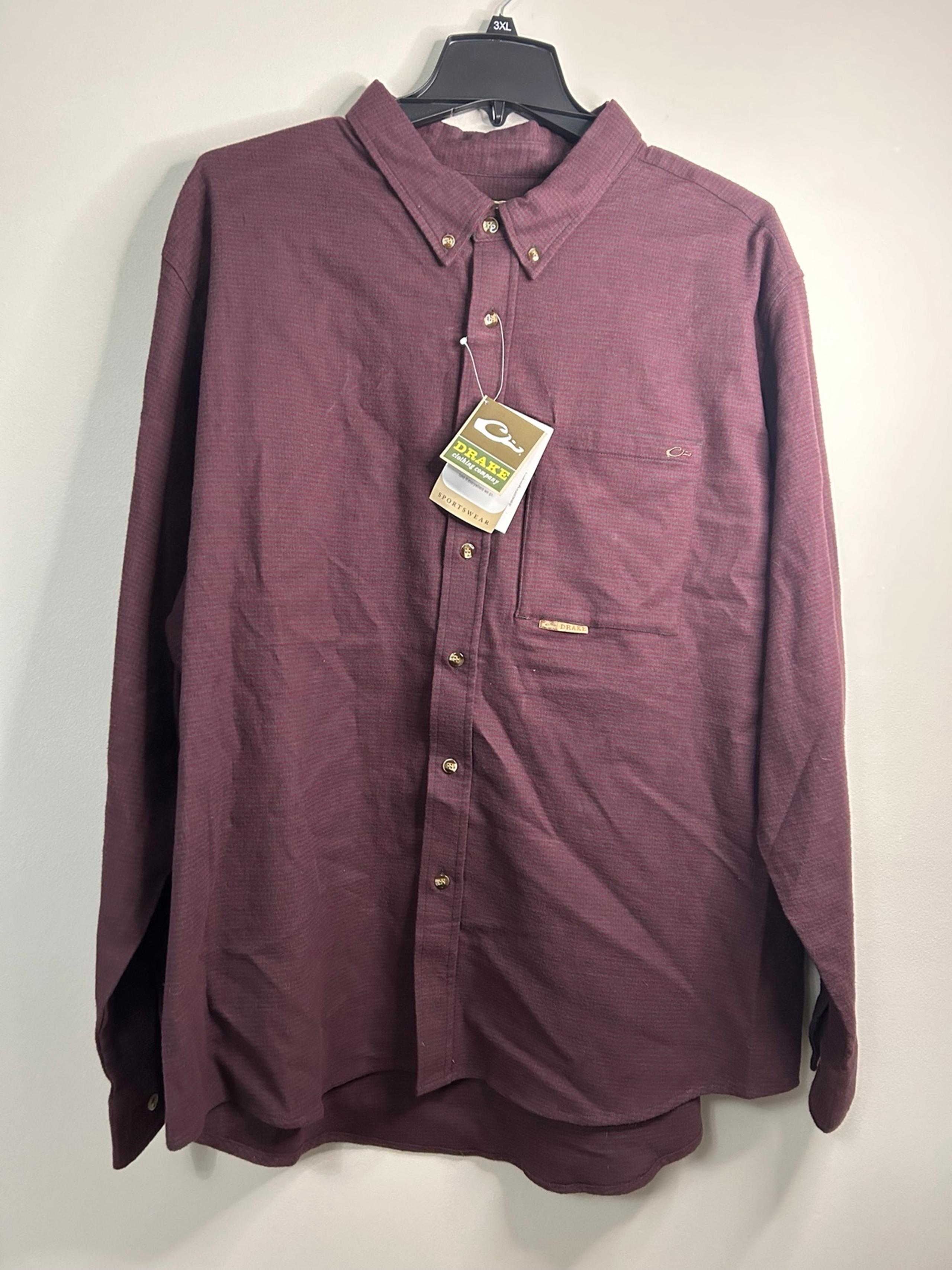NWT Mens Drake Button Up Shirt