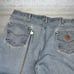 Carhartt Jeans Baggy Wide Leg Fit Light Wash Denim