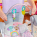 Bright Starts Pink Paradise Portable Compact Automatic Baby Swing with Music