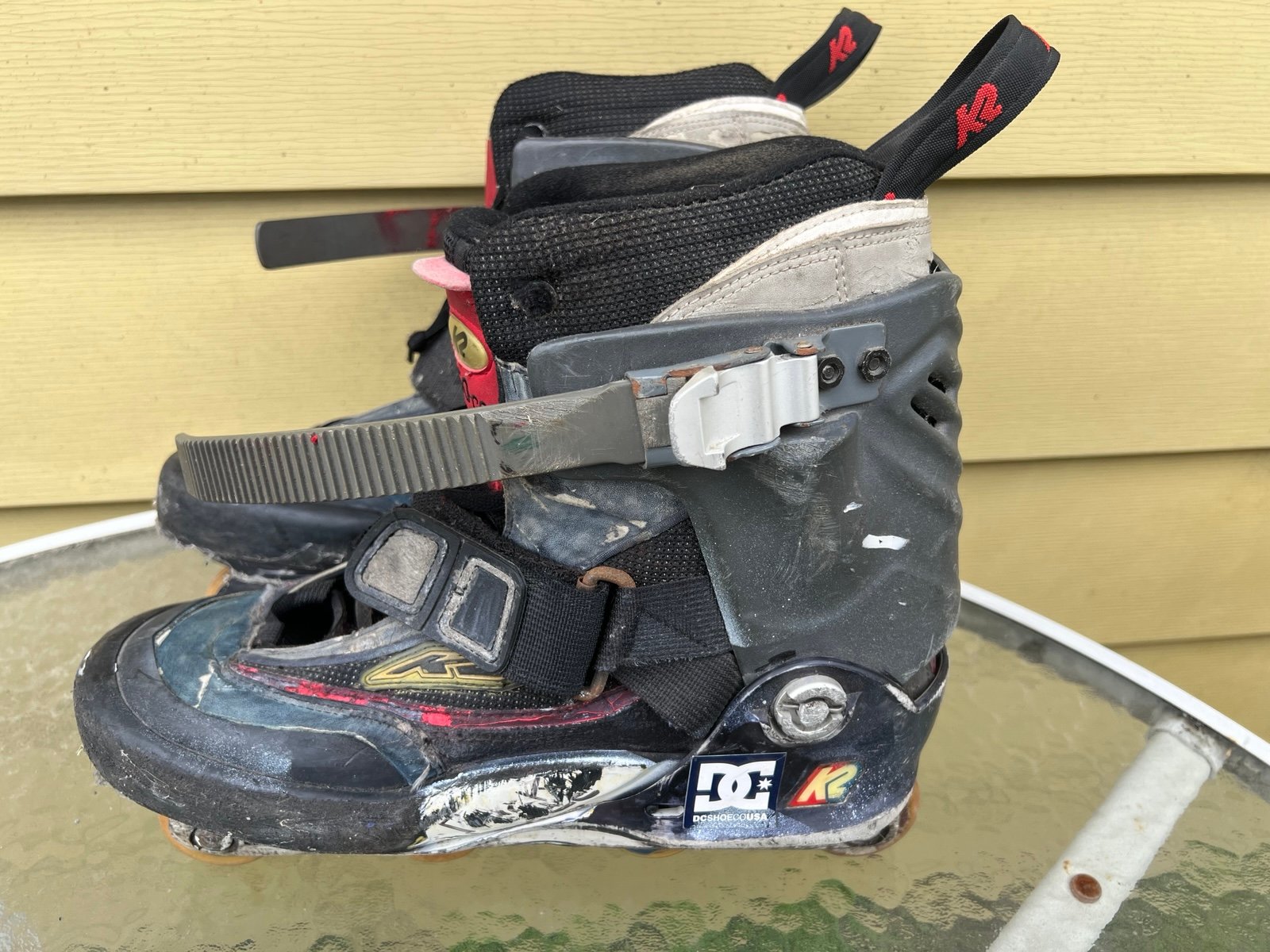 K2 250 backyard Bob skates men's size 14 aggressive