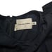 Women's Fabiana Pigna Black Top XS Ruffle 3/4 Sleeve