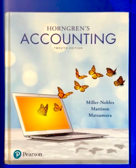 Horngren's Accounting 12th Edition Hardcover Mcgraw Hill
