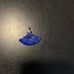 14 k gold and Lapis fan pendant