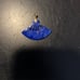 14 k gold and Lapis fan pendant