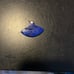 14 k gold and Lapis fan pendant