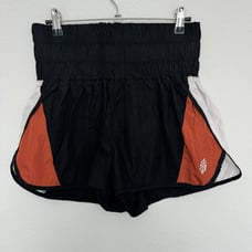 Free People FP Movement Black The Way Home Shorts Medium Run Gym