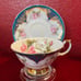 vintage rare elizabethan english fine bone china wide rim cup and saucer