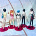 Neon Genesis Evangelion Lot, Rare Prize Figure Set, Asuka, Rei, Shinji, Bandai