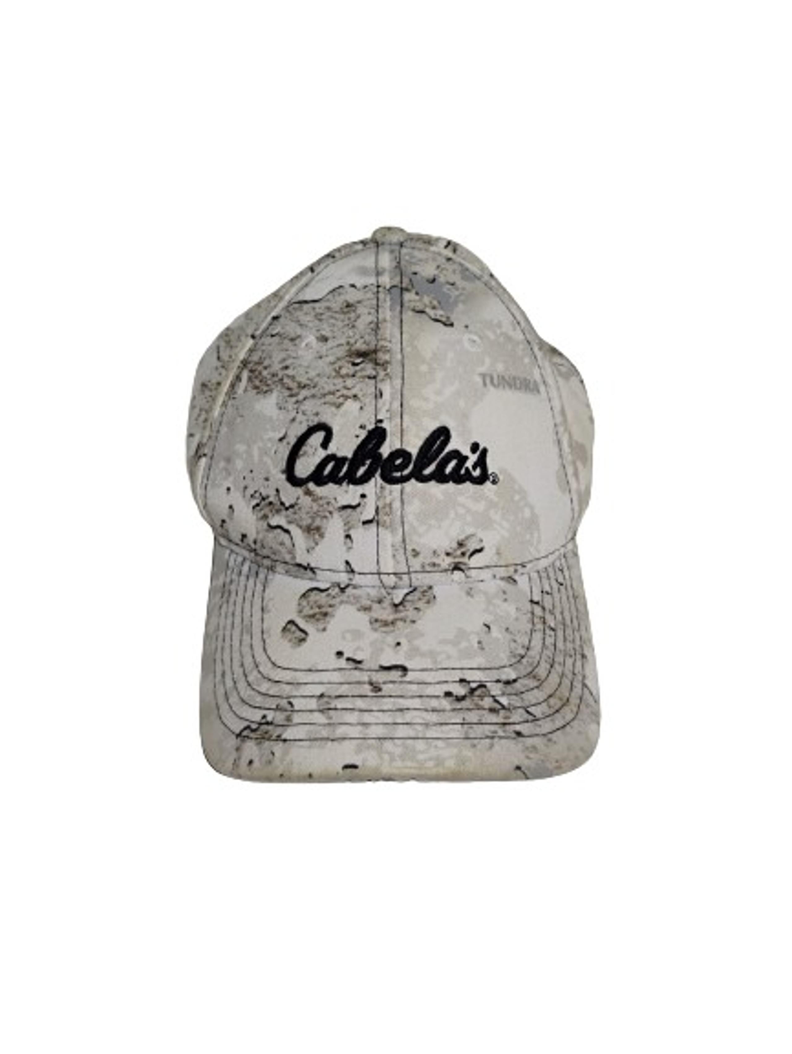 Cabela's Tundra OSFM Camo Outdoor Snapback Hat Cap