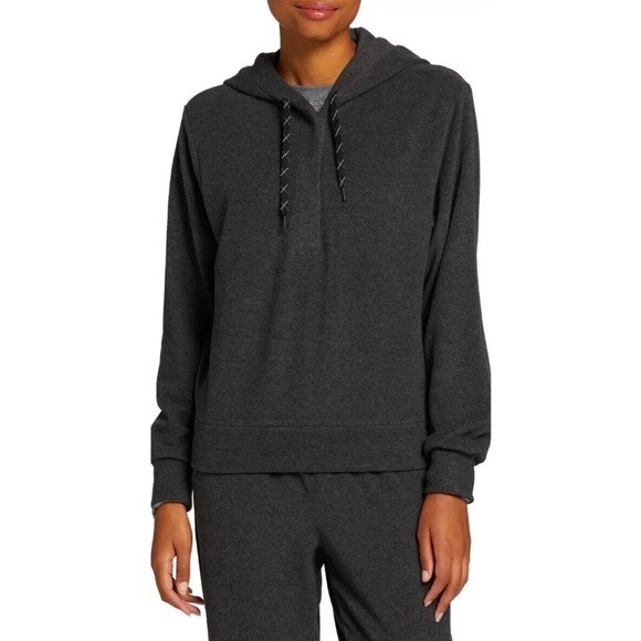 NWT Alpine Design Wanderful Fleece Pullover Hoodie Sweatshirt Grey Large
