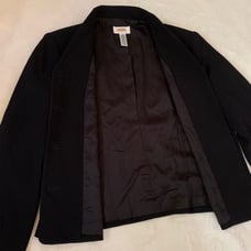 Talbots Petites Black Suit Jacket - Size 12 Petites