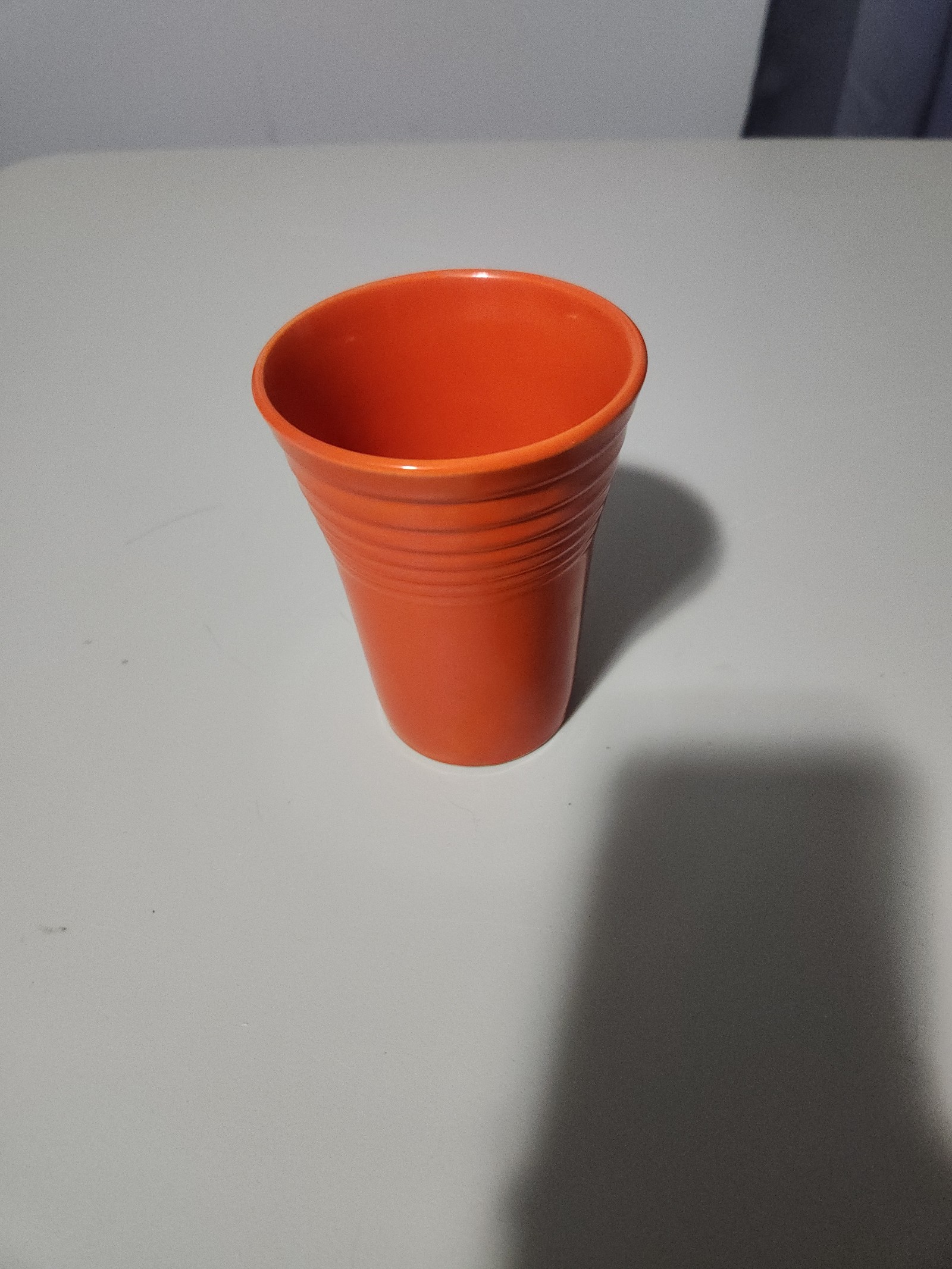 Radioactive Red Fiestaware Tumbler 8oz