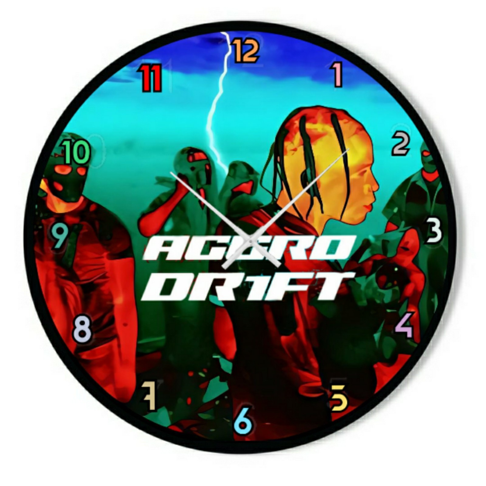 Aggro Dr1ft Modern Wall Clock