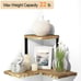 New 2-Tier Rustic Wood Wall Mounted Corner Shelf for Bedroom Storage or Decor