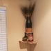 New 2-Tier Rustic Wood Wall Mounted Corner Shelf for Bedroom Storage or Decor