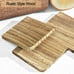 New 2-Tier Rustic Wood Wall Mounted Corner Shelf for Bedroom Storage or Decor