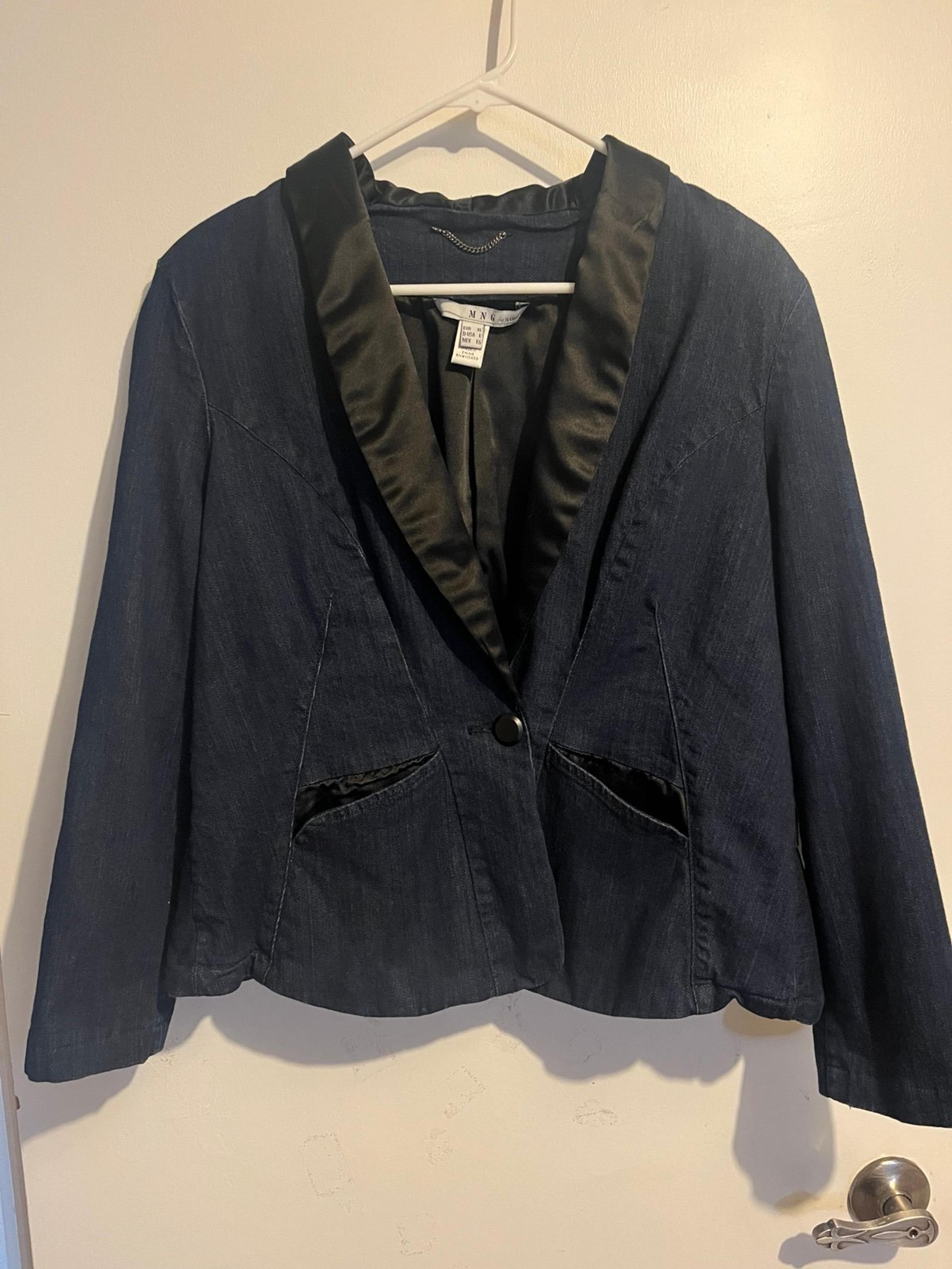 MNG by Mango Denim Blazer Jacket