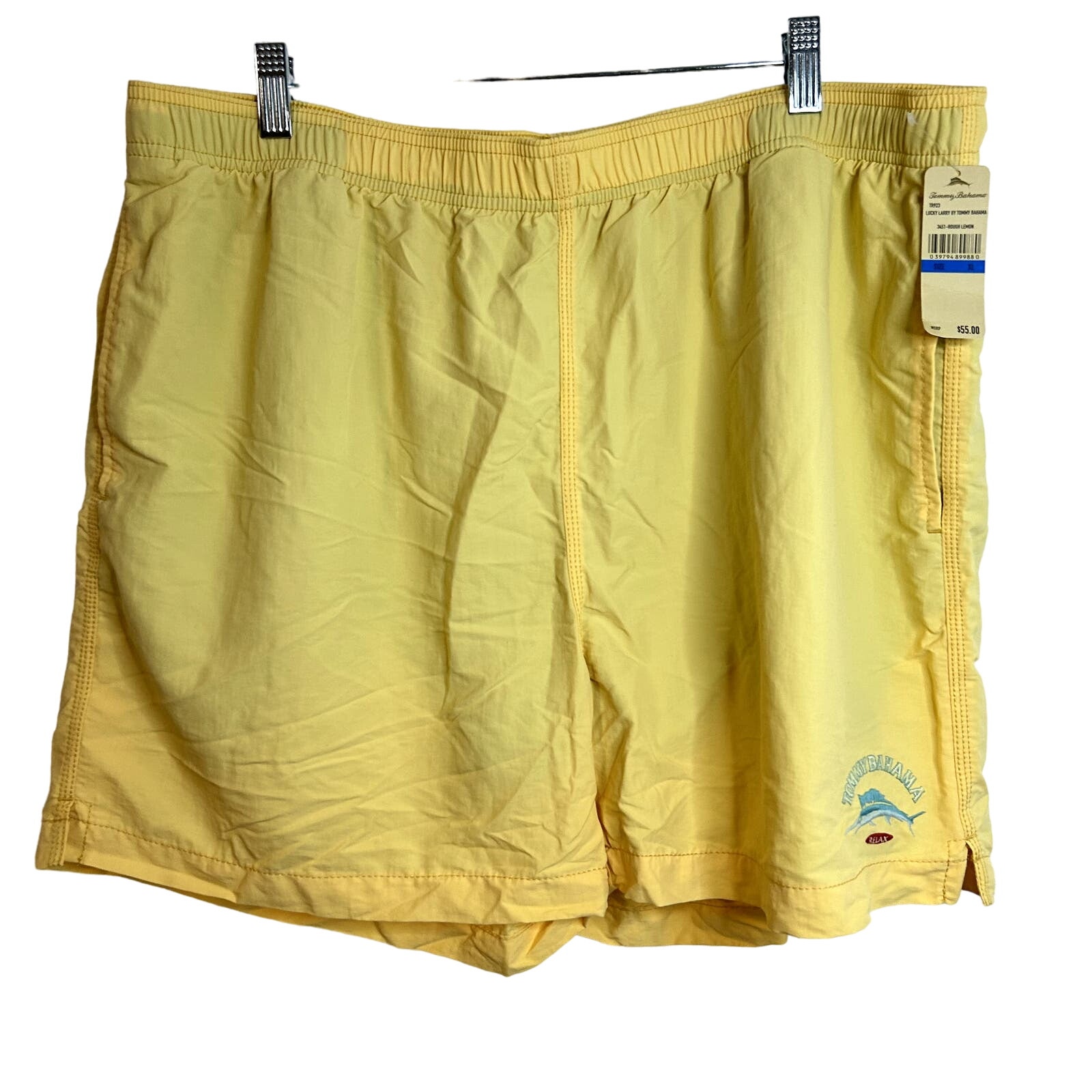 Tommy Bahama Swim Trunks Mens Size XL Yellow NWT Resort Hawaii Preppy Gorpcore
