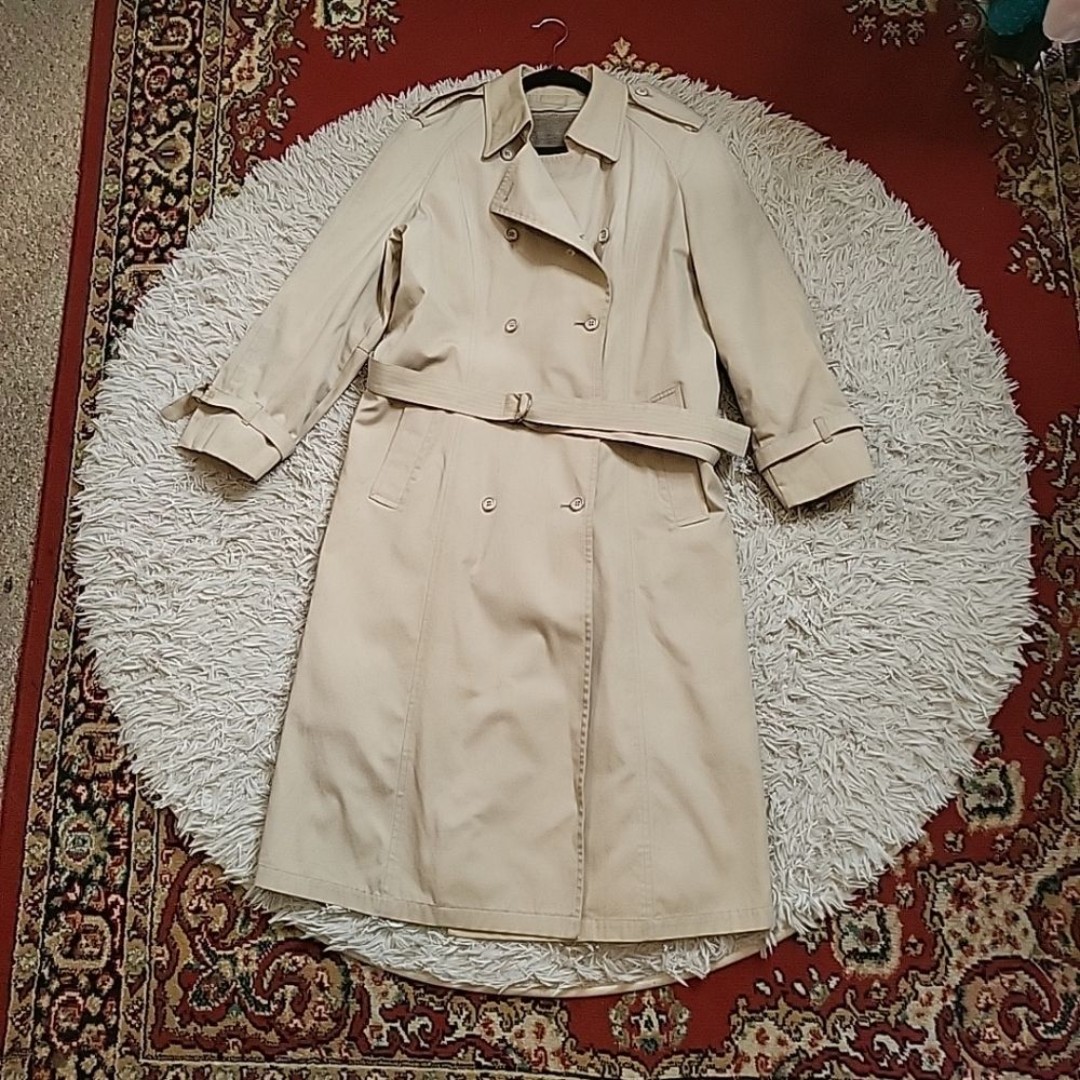 Vintage London Fog Trench Coat Classic Timeless Size 10 Closet Staple Indie