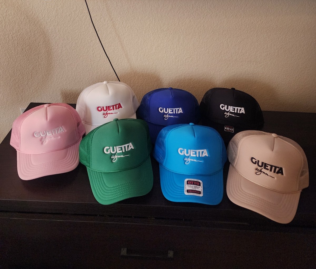 10 Snap Back Trucker Hats Bundle David Guetta