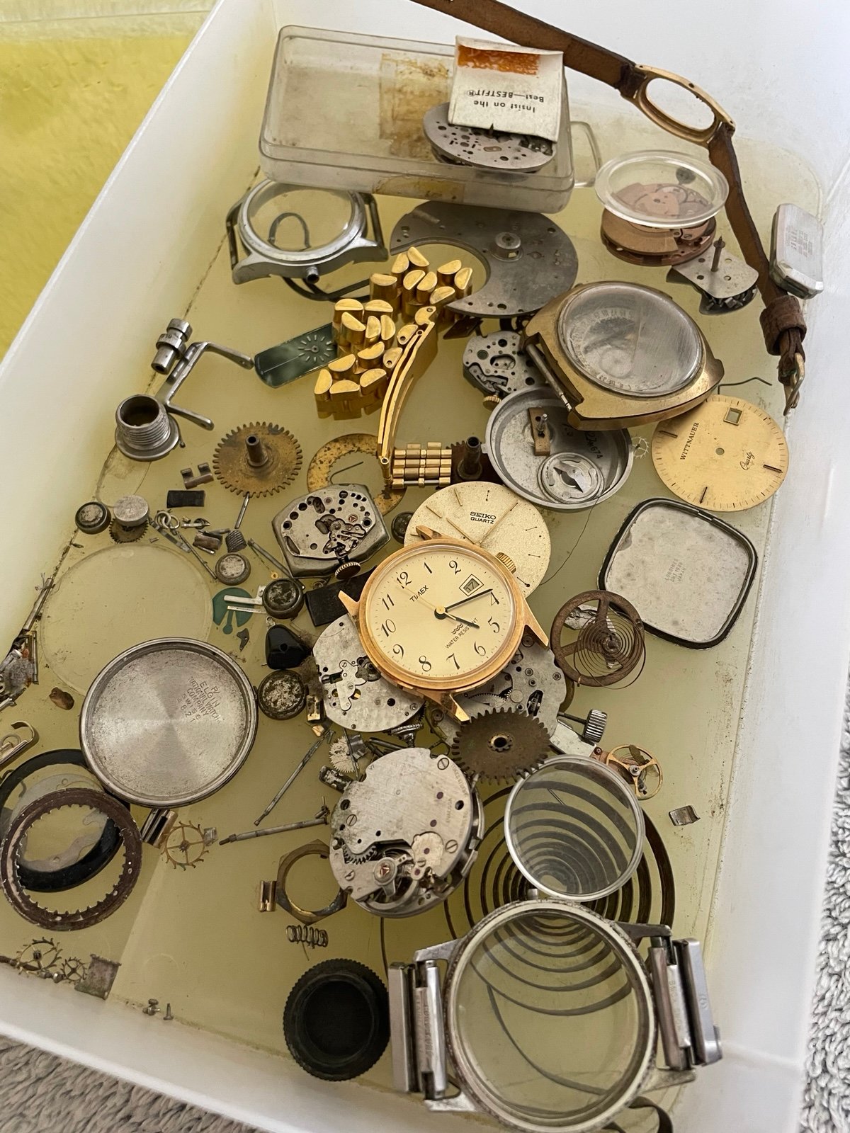 Watch parts repair steam punk