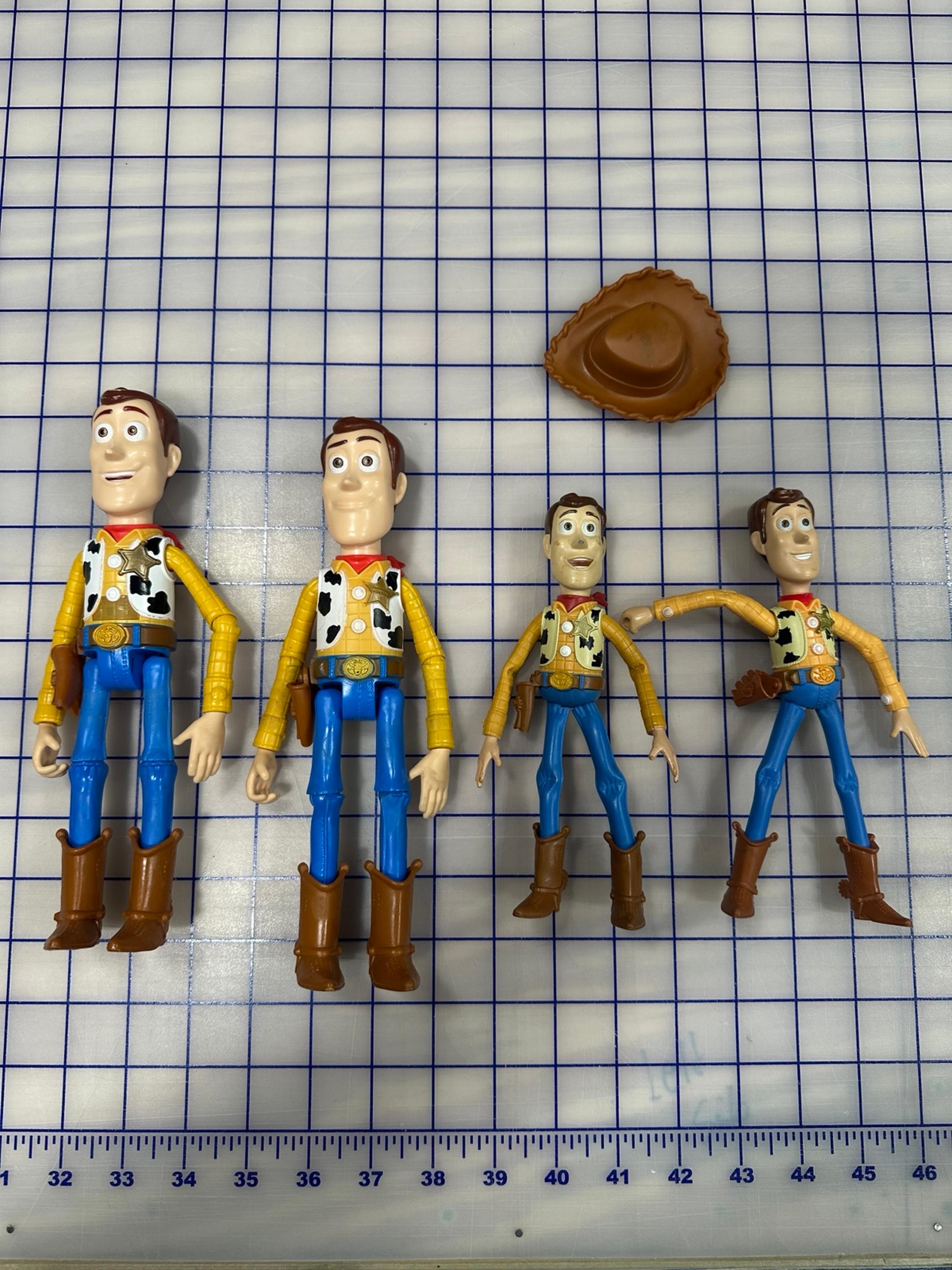 Disney Pixar Toy Story Woody Lot of 4 Action Figures Talking