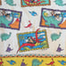 Disney VTG Mickey Minnie Caveman Dinosaur Prehistoric Bedspread Blanket 72x84”