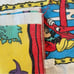 Disney VTG Mickey Minnie Caveman Dinosaur Prehistoric Bedspread Blanket 72x84”
