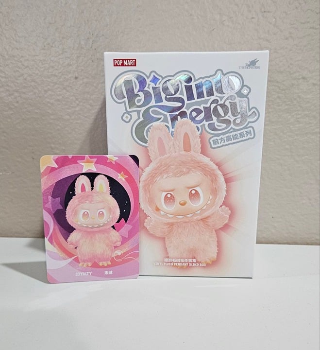 ラブブ big into energy Labubu Loyalty Kasing Lung, Pop Mart | Big into Energy ( Loyalty, Pink