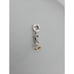 Disney 100th Anniversary Minnie Mouse Lab-grown Diamond Dangle Charm