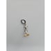 Disney 100th Anniversary Minnie Mouse Lab-grown Diamond Dangle Charm
