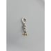 Disney 100th Anniversary Minnie Mouse Lab-grown Diamond Dangle Charm