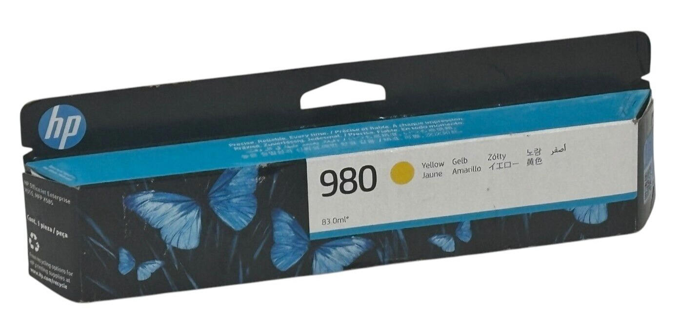HP 980 Yellow Ink Cartridge - High Yield