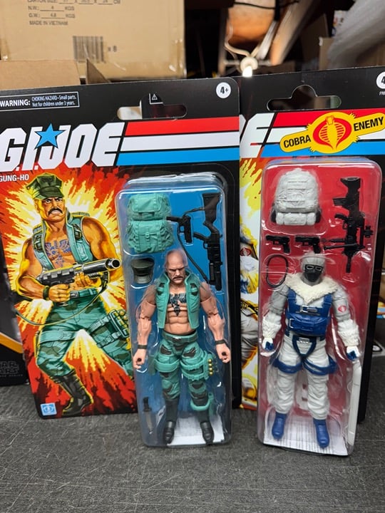 GI Joe classified lot retro gung ho and snow serpent